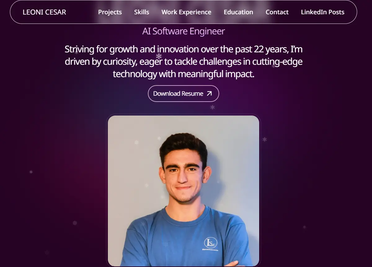 Personal Portfolio Website